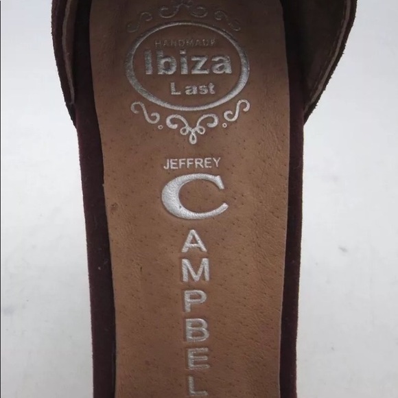 SOLD!!! Jeffrey Campbell Burgundy Blush Suede - Picture 4 of 5